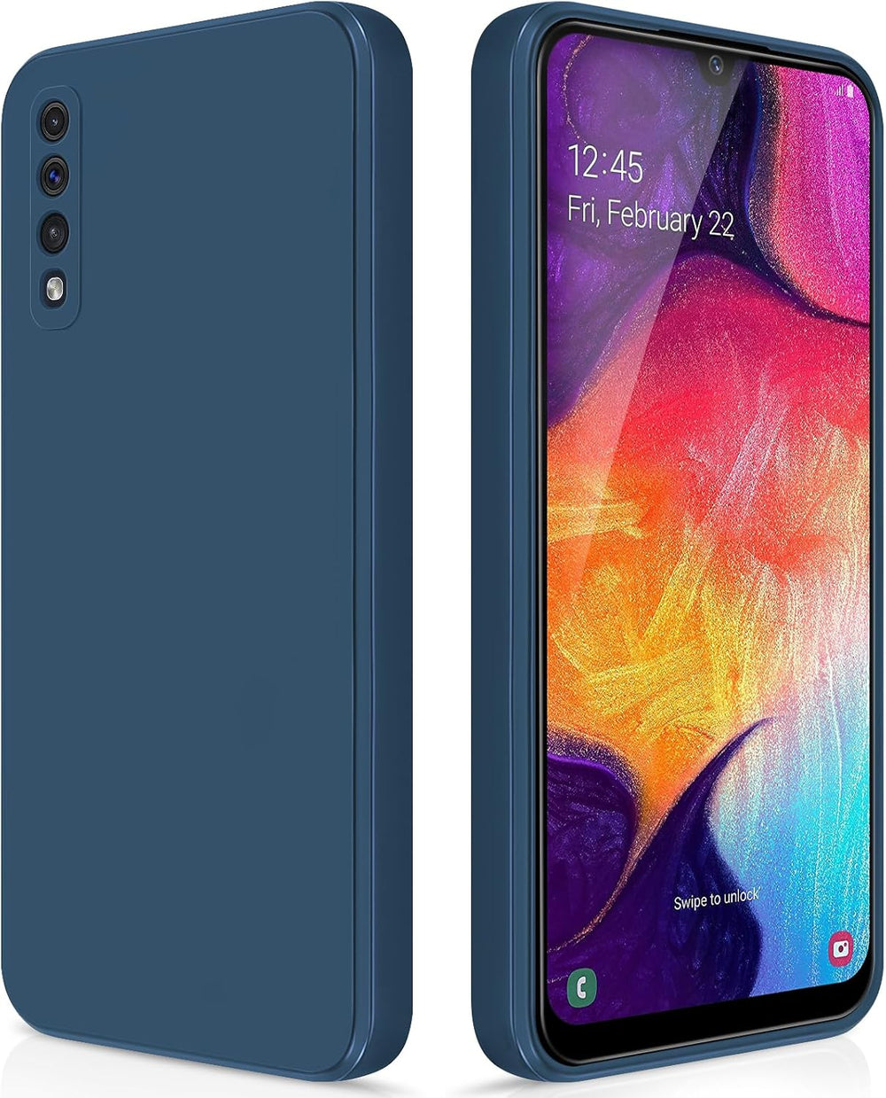 Silicone Case for Samsung Galaxy A50 - Blue