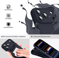 Silicone Case for Apple iPhone 17 Pro - Black