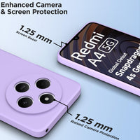 Silicone Case for Xiaomi Redmi 14C - Purple