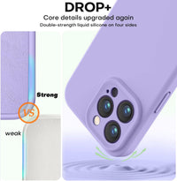 Silicone Case for Apple iPhone 15 Pro Max - Purple