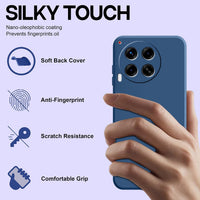 Silicone Case for Infinix Hot 40i - Blue