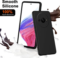 Silicone Case for Xiaomi Redmi A3 - Black