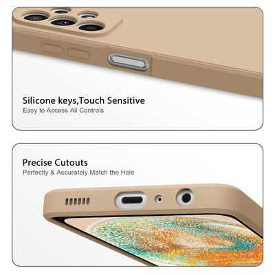 Silicone Case for Samsung Galaxy A33 - Beige