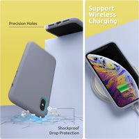 Silicone Case for Apple iPhone X - Grey