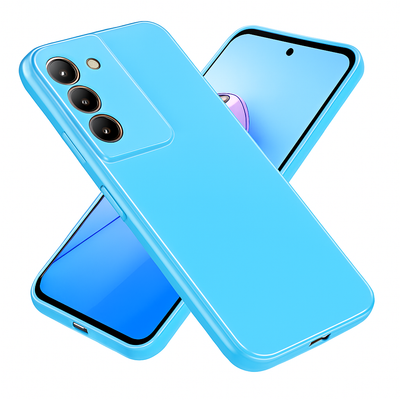 Silicone Case for vivo V30 Lite - Blue