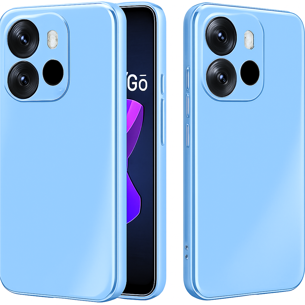 Silicone Case for TECNO Pop 7 - Blue