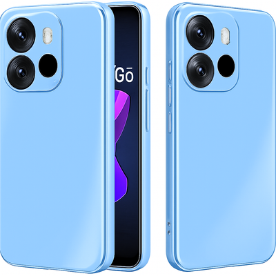 Silicone Case for TECNO Pop 7 - Blue