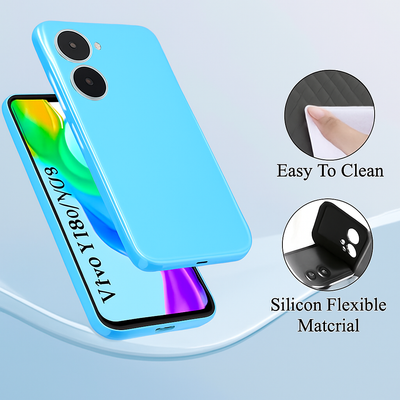 Silicone Case for vivo Y03 - Blue