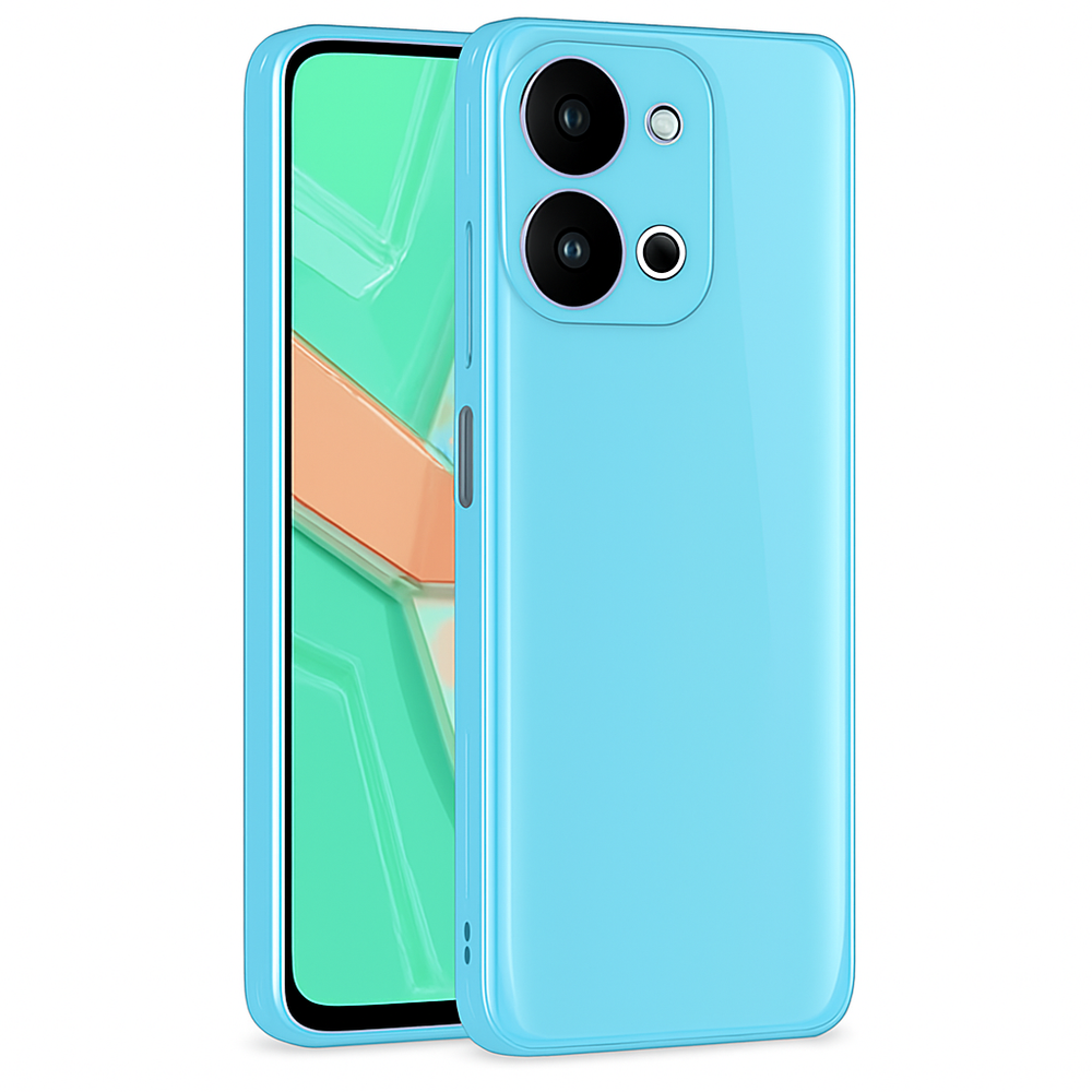 Silicone Case for vivo Y28 - Blue