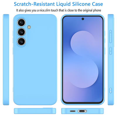 Silicone Case for Samsung Galaxy S25 FE - Blue