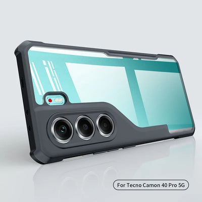 XUNDD Beatle Series Airbag Case for Tecno Camon 50 Ultra – Black