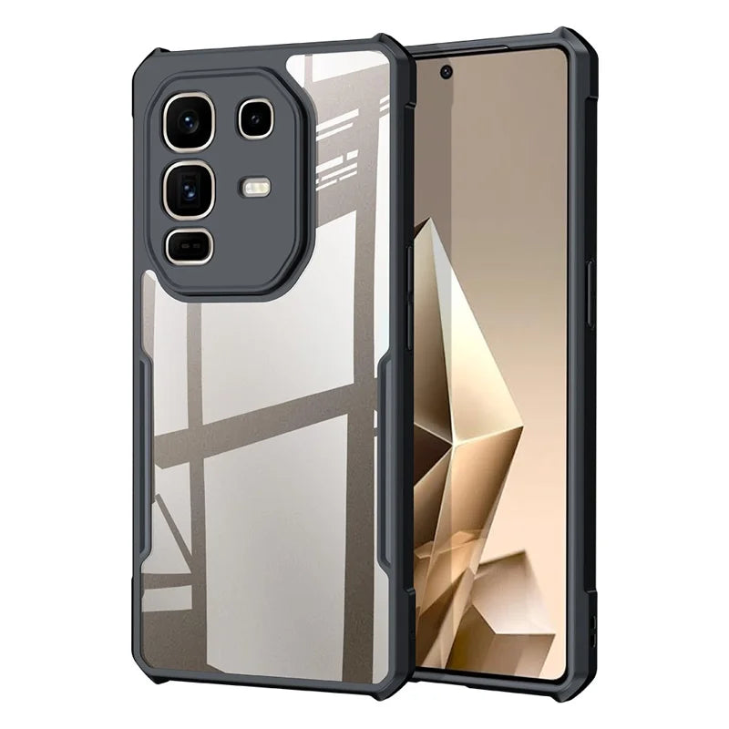 XUNDD Beatle Series Airbag Case for Infinix Note 60 – Black – front view