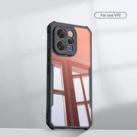 XUNDD Beatle Series Airbag Case for Vivo V70 – Black – airbag corner detail