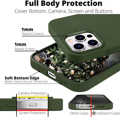 Silicone Case for Apple iPhone 12 Pro - Green