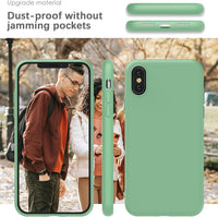 Silicone Case for Apple iPhone X - Green