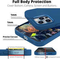Silicone Case for Apple iPhone 15 Pro Max - Blue