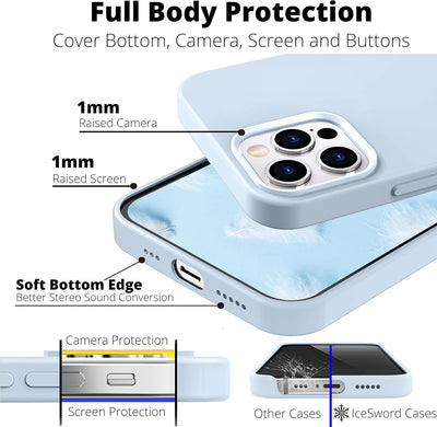 Silicone Case for Apple iPhone 13 Pro - Blue Sky