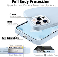 Silicone Case for Apple iPhone 13 Pro Max - Blue Sky
