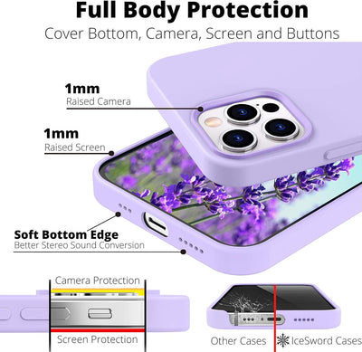 Silicone Case for Apple iPhone 16 Pro Max - Purple