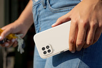 Silicone Case for Samsung Galaxy A12 - Beige