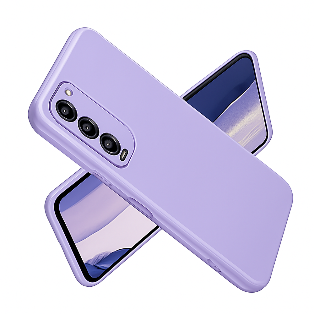 Silicone Case for TECNO Camon 18 - Purple