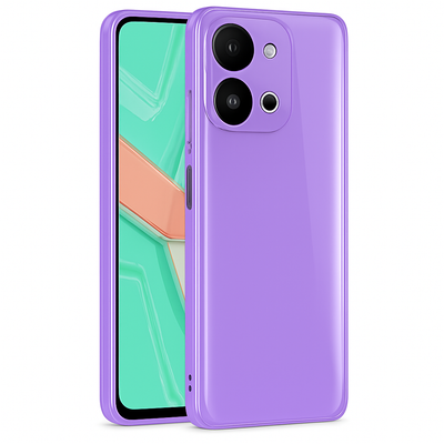 Silicone Case for vivo Y28 - Purple