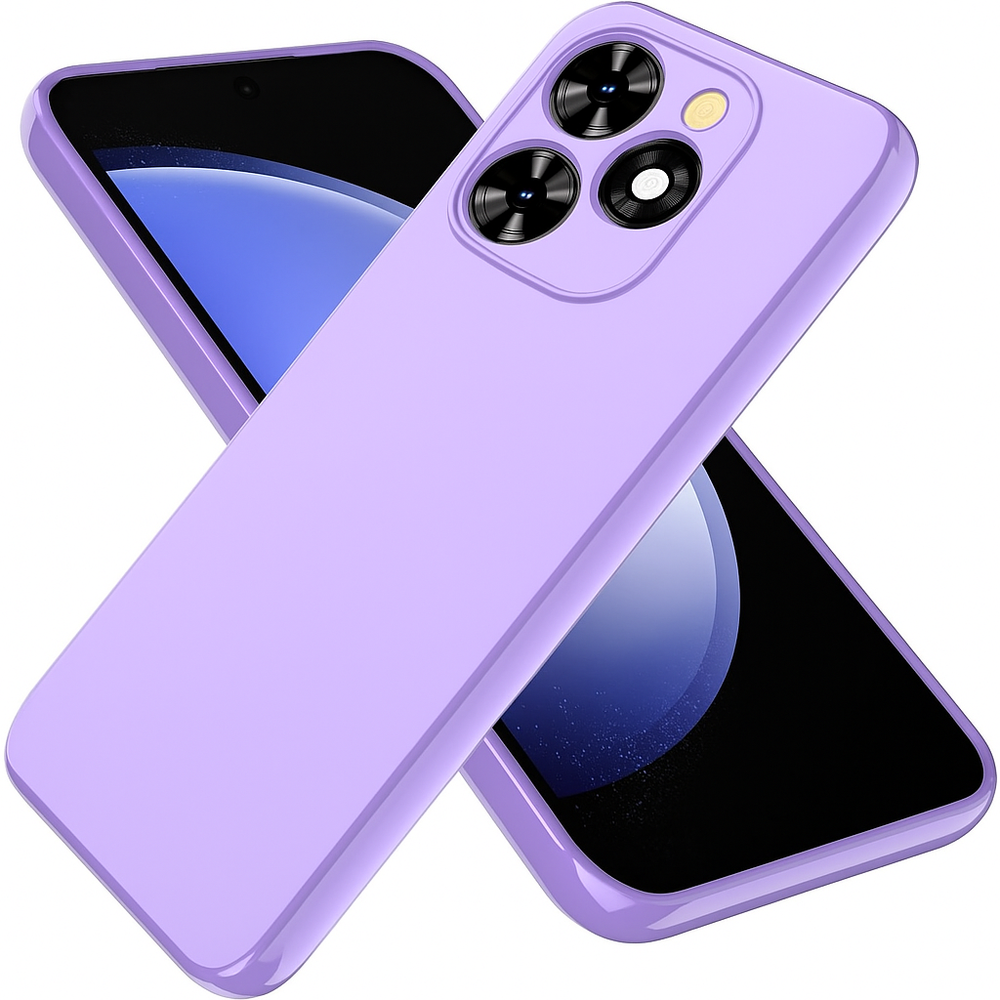 Silicone Case for TECNO Spark 20 Pro - Purple