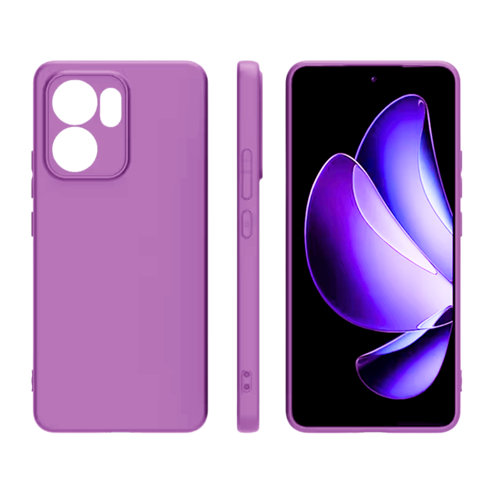 Silicone Case for OPPO Reno 13 F - Purple