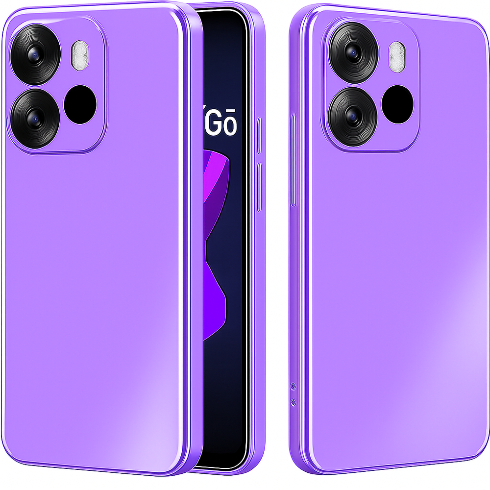 Silicone Case for TECNO Pop 7 - Purple