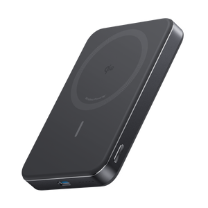 Anker MagGo Power Bank (10K, Slim) 10000mAh Qi2 15W Ultra-Slim Magnetic Power Bank (A1664) – Black