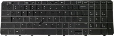 HP EliteBook 850 G3 / G4 Non-Backlit Keyboard Replacement – Black with Pointer | US Layout