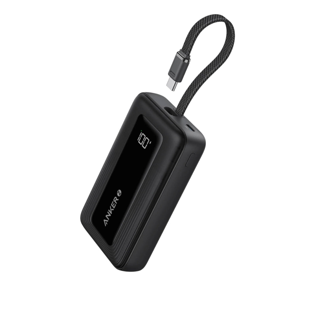 Anker Zolo Power Bank 10K 30W built-in USB-C cable – product image