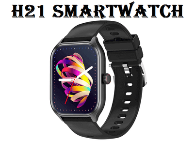 Awei H21 Smart Watch – 2.01" Display, Bluetooth Calling, Heart Rate & SpO2, IP67 – Black