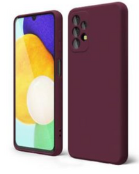 Silicone Case for Samsung Galaxy A32 5G - Burgundy