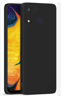 Silicone Case for Samsung Galaxy A20 - Black