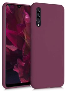 Silicone Case for Samsung Galaxy A50 - Burgundy