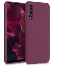 Silicone Case for Samsung Galaxy A30s - Burgundy