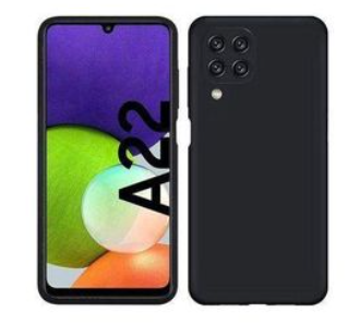 Silicone Case for Samsung Galaxy A22 - Black