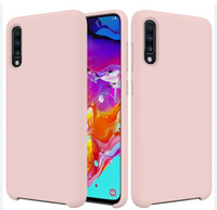 Silicone Case for Samsung Galaxy A70 - Pink
