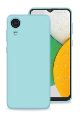 Silicone Case for Samsung Galaxy A03 Core - Blue