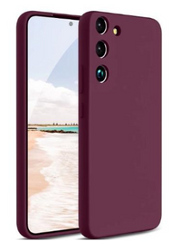 Silicone Case for Samsung Galaxy S21+ - Burgundy