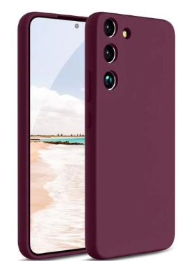 Silicone Case for Samsung Galaxy S21+ - Burgundy