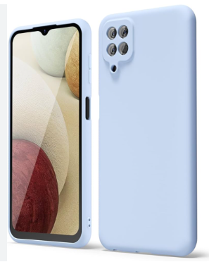 Silicone Case for Samsung Galaxy A12 - Blue