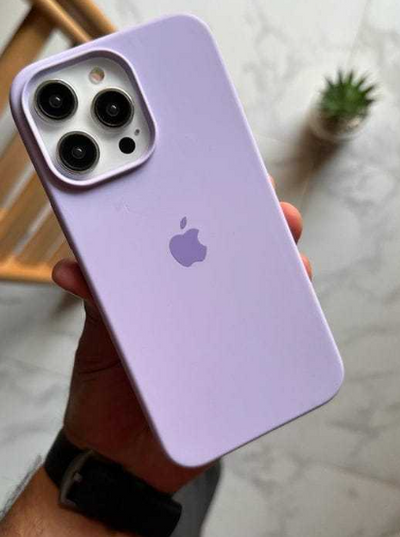 Silicone Case for iPhone 14 Pro - Purple