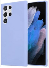 Silicone Case for Samsung Galaxy S22 Ultra - Blue