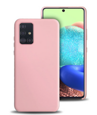 Silicone Case for Samsung Galaxy A71 - Pink