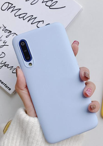 Silicone Case for Samsung Galaxy A70 - Blue