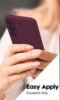 Silicone Case for Samsung Galaxy A05s - Burgundy