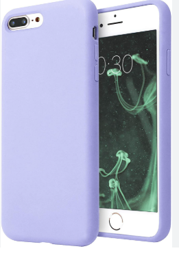 Silicone Case for iPhone 8 Plus - Purple