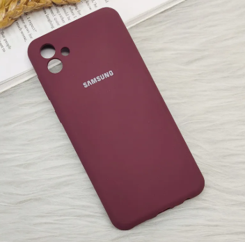 Silicone Case for Samsung Galaxy A04e - Burgundy